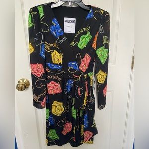 NWT Moschino bag print dress - 36